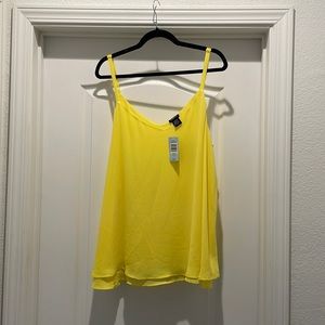 NWT Highlighter Yellow Torrid Tank Size 2